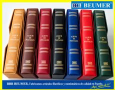 Albumes y Hojas BBB BEUMER para POSTALES con cajetin